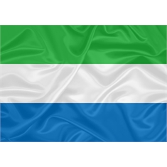 Serra Leoa - Tamanho: 1.80 x 2.57m